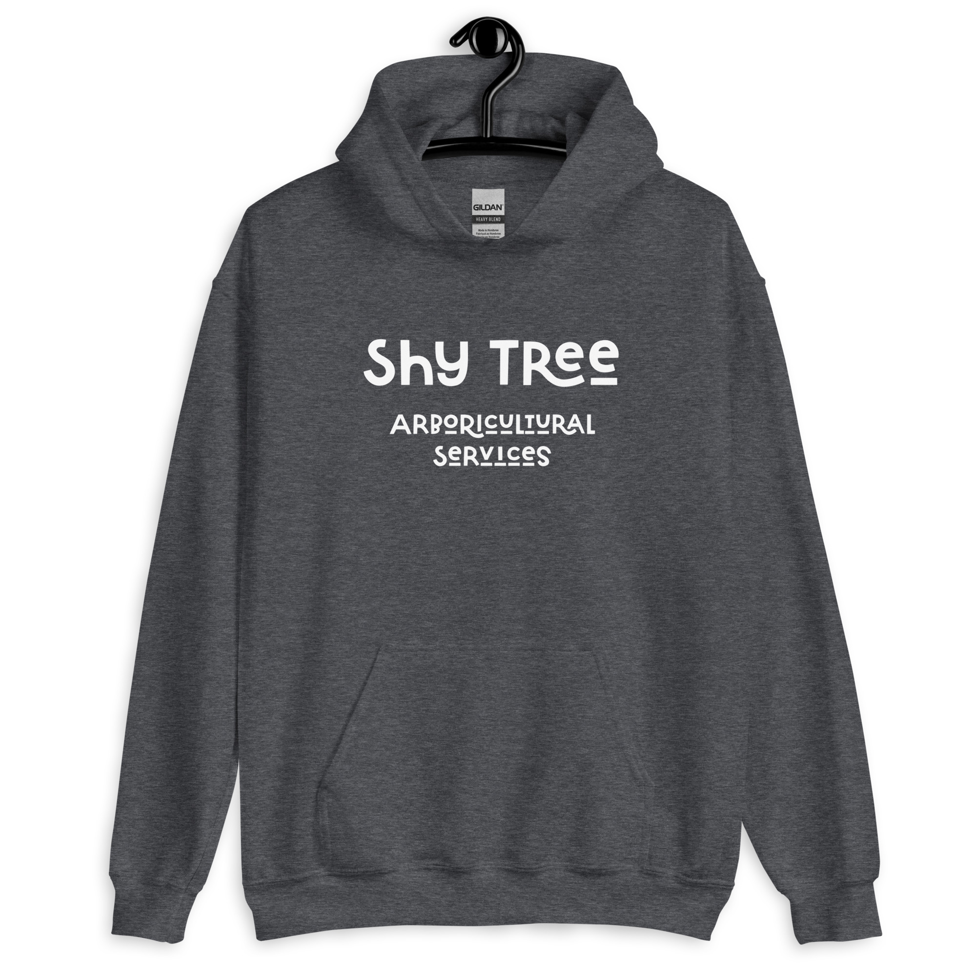 Shy Tree Print Unisex Hoodie - Image 5