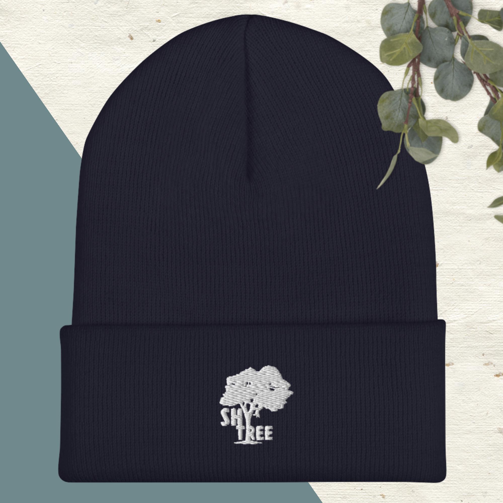 Shy Tree Cuffed Beanie - Image 2