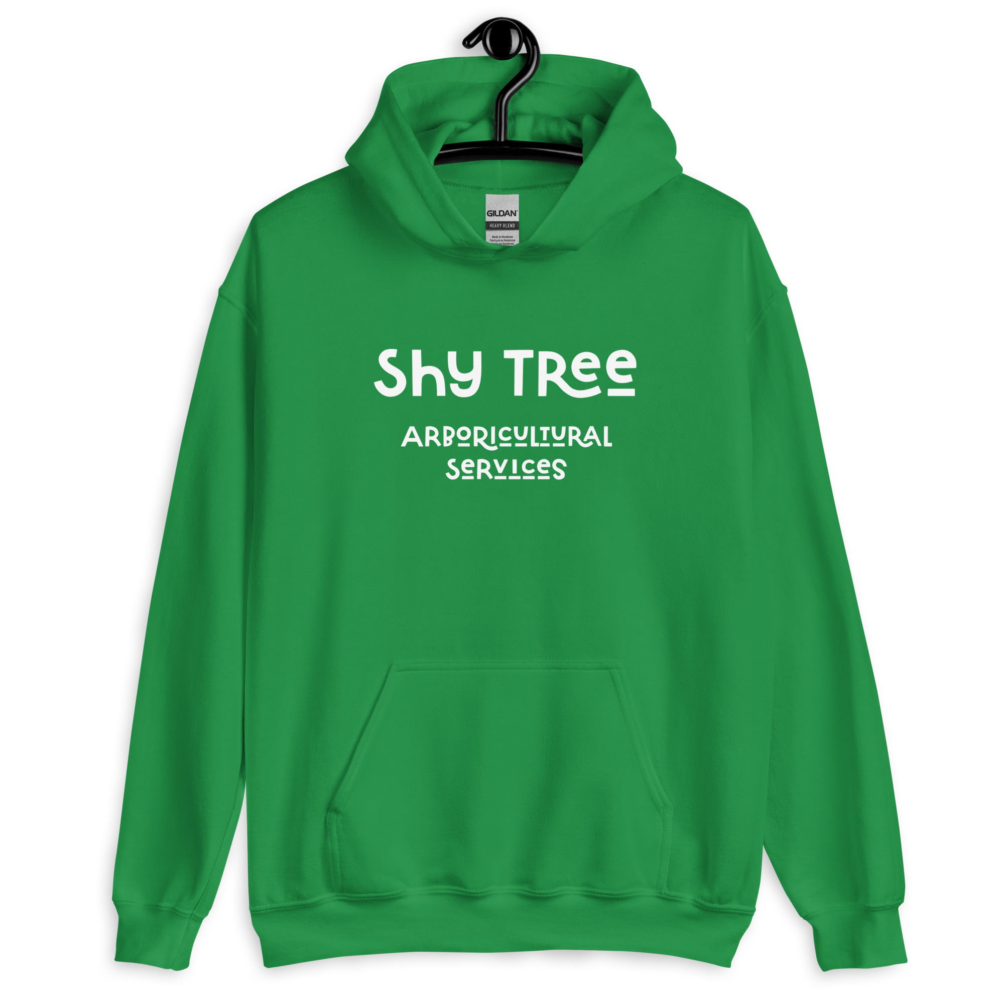 Shy Tree Print Unisex Hoodie - Image 7