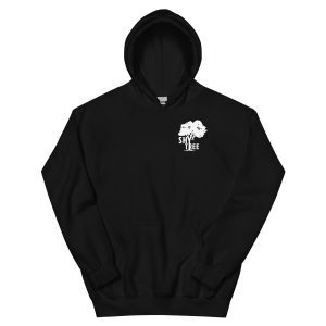 Shy Tree Unisex Hoodie White Logo
