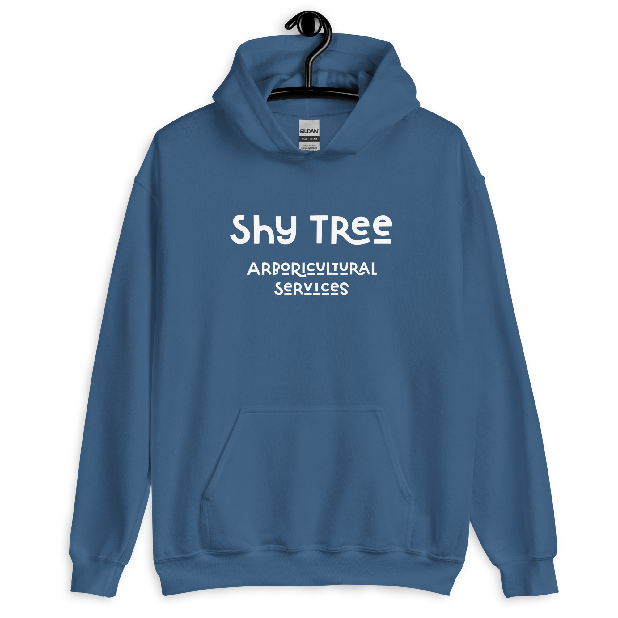 Shy Tree Print Unisex Hoodie - Image 6