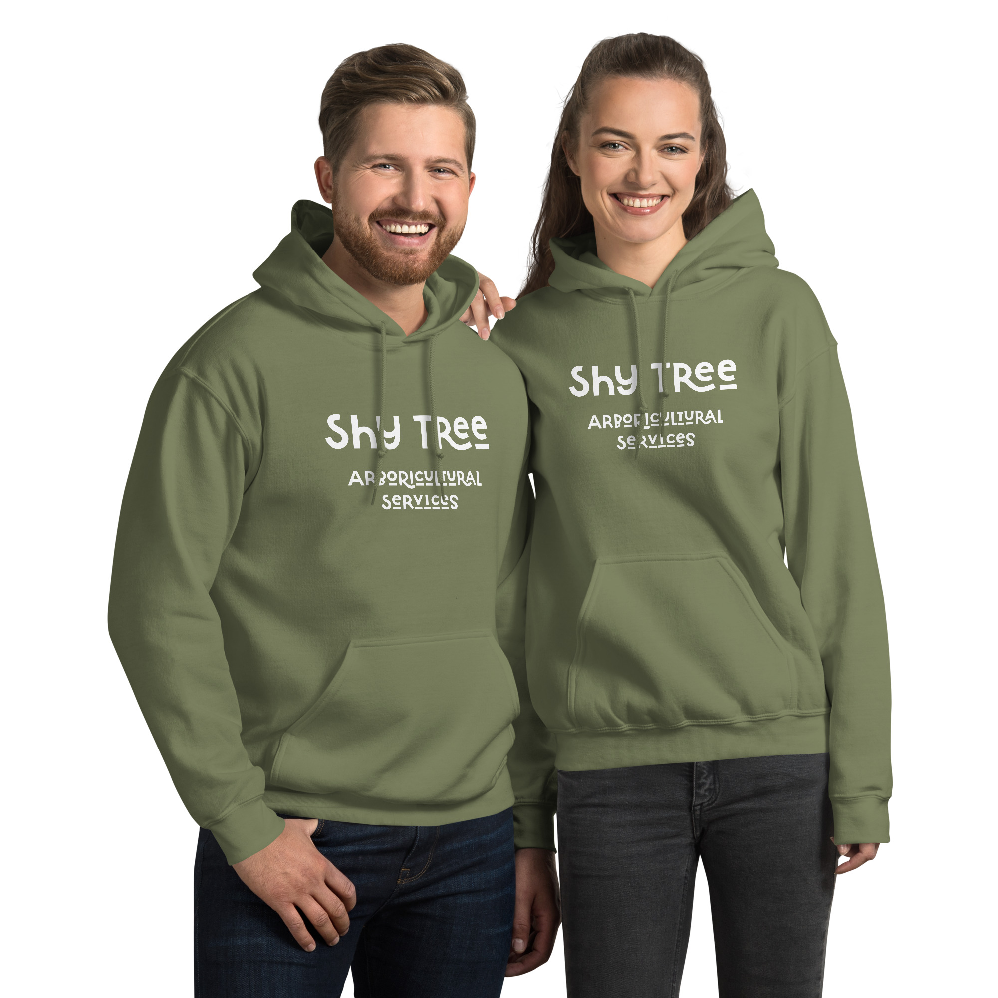 Shy Tree Arboricultural Services Unisex Hoodie - Image 8