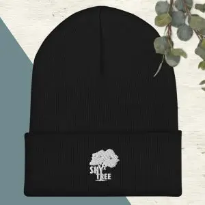 Shy Tree Cuffed Beanie