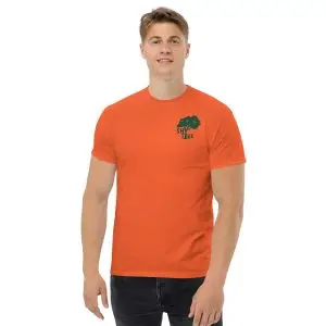 Shy Tree Men's Classic T- Green Logo